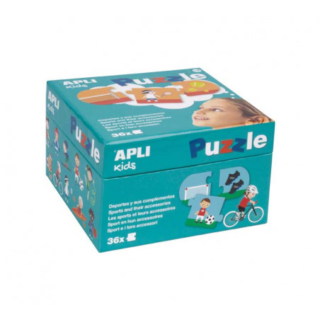 PUZZLE APLI KIDS "DEPORTES Y COMPLEMENTOS"