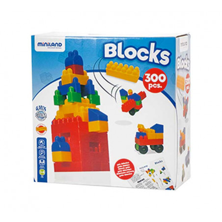 CAJA 300 PIEZAS MINILAND "BLOCKS"