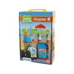 CAJA 21 PIEZAS MINILAND "SUPER BLOCKS: HOSPITAL"