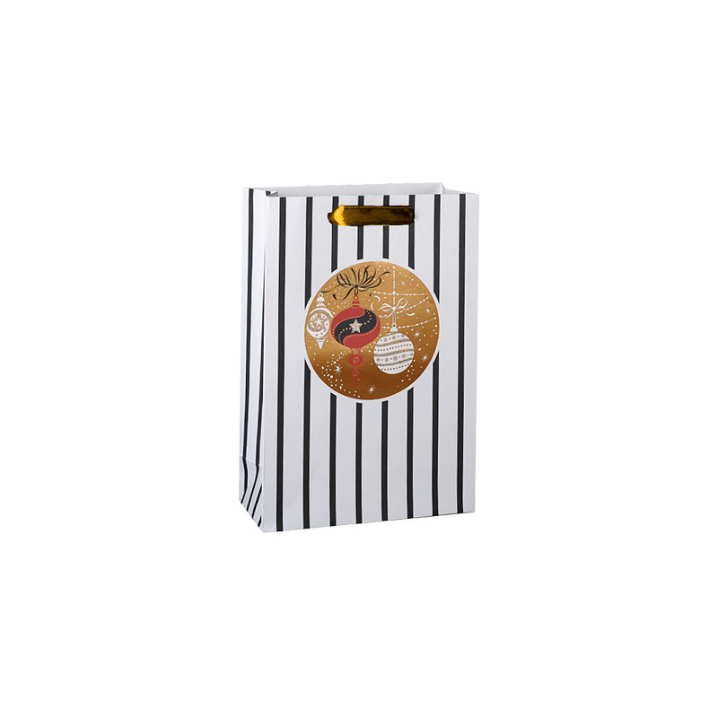 CAJA 12 BOLSAS DE PAPEL PEQUEÑAS NAVIDAD GLAMOUR CAJA 12 BOLSAS DE PAPEL PEQUEÑAS NAVIDAD GLAMOUR