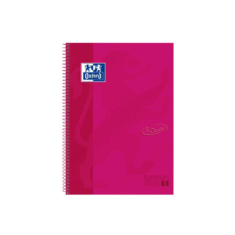 CUADERNO OXFORD "EUROPEANBOOK 1 TOUCH" A4+ 80h