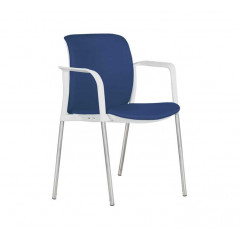 SILLA CONFIDENTE ZOE 7 POLIPIEL CON BRAZOS