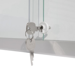 VITRINA INTERIOR HORIZONTAL ROCADA 94x68cm MAGNÉTICA