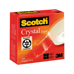 CINTA ADHESIVA SCOTCH CRYSTAL 19mm x 33m