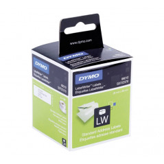 PACK 2 ROLLOS 130 ETIQUETAS DYMO LW  89x28mm