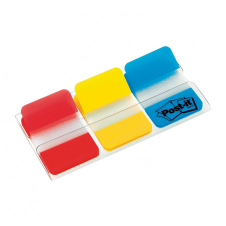 PACK 3 DISPENSADORES POST-IT INDEX RÍGIDOS 25,4x38,1mm
