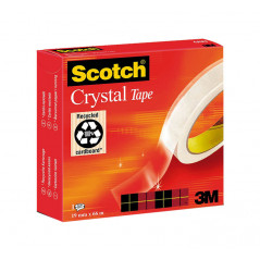 CINTA ADHESIVA SCOTCH CRYSTAL 19mm x 66m