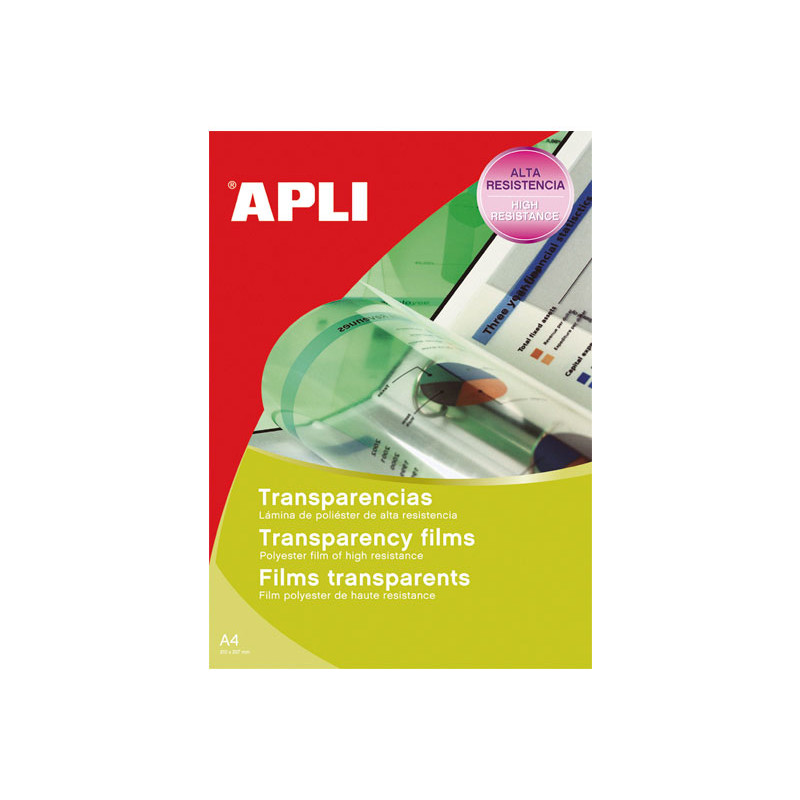 CAJA 10h TRANSPARENCIAS APLI AUTOADHESIVAS CAJA 10h TRANSPARENCIAS APLI AUTOADHESIVAS