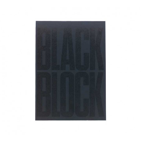BLOC DE NOTAS 70h EXACOMPTA "BLACK BLOCK" HORIZONTAL A4