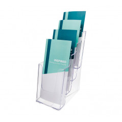 EXPOSITOR VERTICAL DEFLECTO 4 POSICIONES 1/3 A4