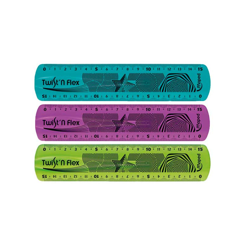 REGLA FLEXIBLE MAPED TWIST 15cm REGLA FLEXIBLE MAPED TWIST 15cm