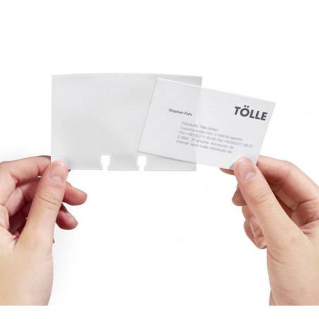 RECAMBIO 40 FUNDAS DURABLE PARA TARJETERO VISIFIX®