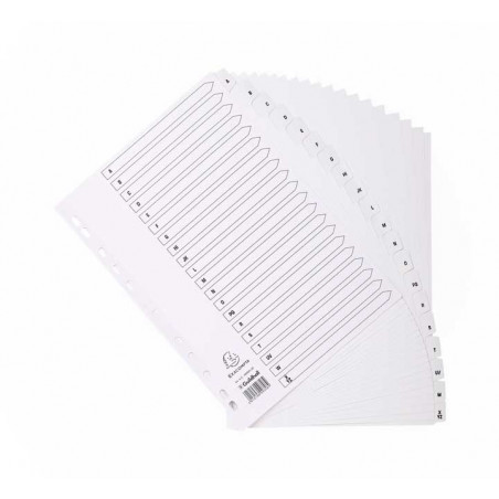 SEPARADORES EXACOMPTA DE CARTULINA A-Z