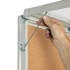 VITRINA EXTERIOR HORIZONTAL ROCADA 101x75cm CORCHO