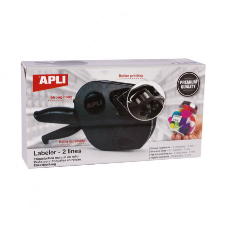 ETIQUETADORA APLI PREMIUM 2 LÍNEAS