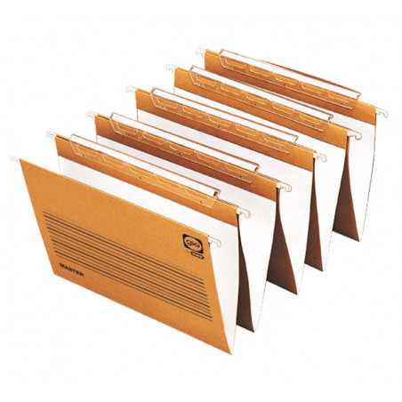 CAJA 25 CARPETAS COLGANTES GIO MASTER LOMO V Fº PROLONGADO