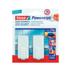 PACK 2 GANCHOS TESA POWERSTRIPS