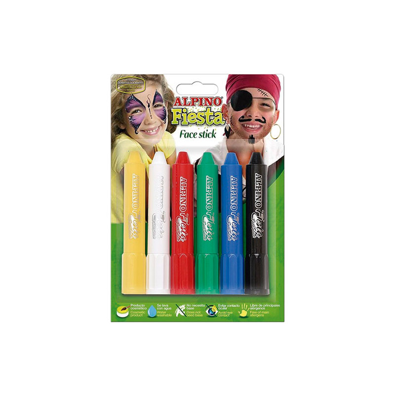 BLÍSTER 6 BARRAS ALPINO FACE STICK