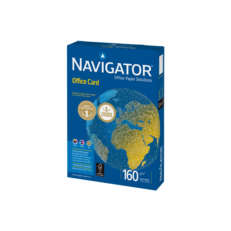 PAQUETE 250h PAPEL NAVIGATOR OFFICE CARD A3