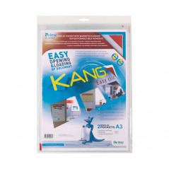 PACK 2 FUNDAS ADHESIVAS TARIFOLD KANG EASY CLIC A3