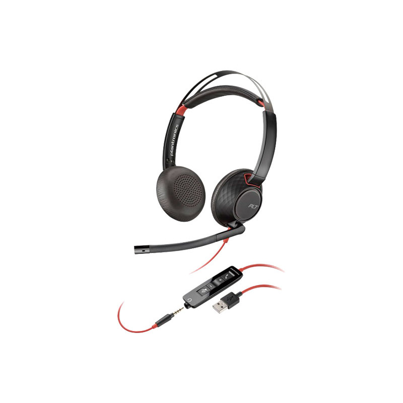 AURICULAR POLY BLACKWIRE 5220 USB A