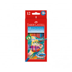 CAJA 12 LÁPICES FABER-CASTELL ACUAREABLES