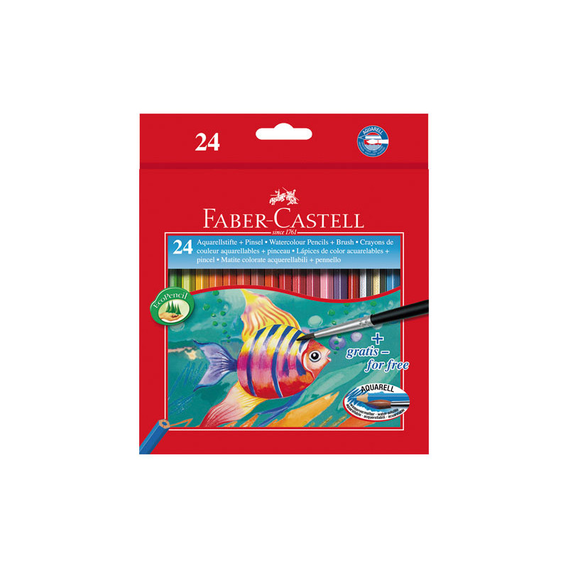 CAJA 24 LÁPICES FABER-CASTELL ACUAREABLES