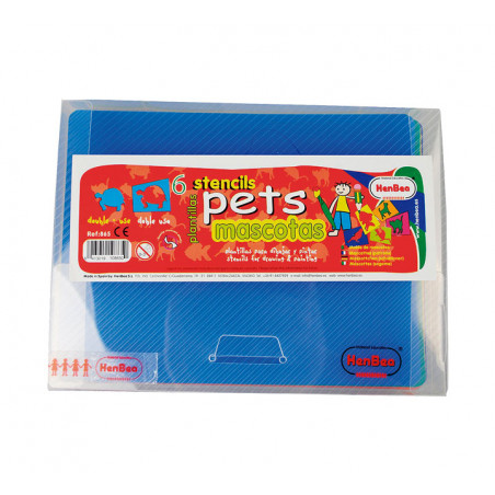 SET 6 PLANTILLAS HENBEA: MASCOTAS