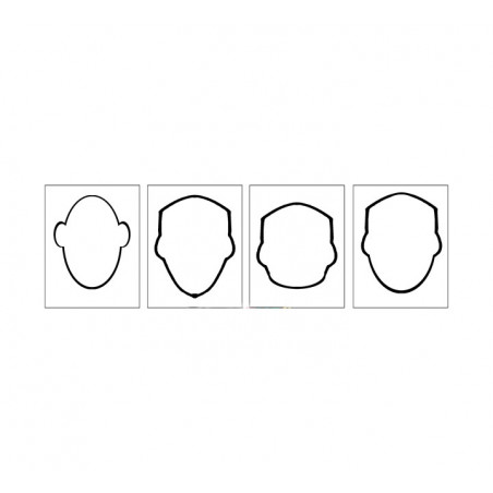 BOLSA 14 CARETAS NIEFENVER PARA DECORAR: PERSONAS