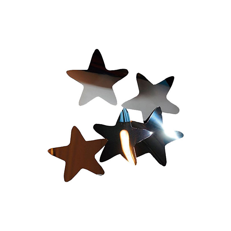 PACK 10 ESPEJOS HENBEA IRROMPIBLES: ESTRELLAS