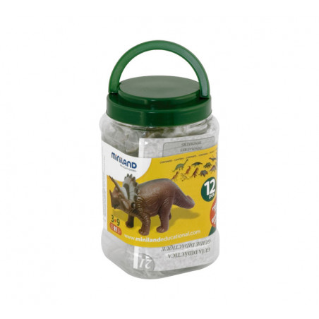 BOTE 12 FIGURAS MINILAND: DINOSAURIOS