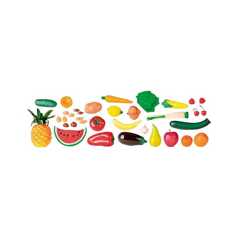 CONTENEDOR 36 PIEZAS MINILAND: FRUTAS, HORTALIZAS Y FRUTOS SECOS CONTENEDOR 36 PIEZAS MINILAND: FRUTAS, HORTALIZAS Y FRUTOS SECOS