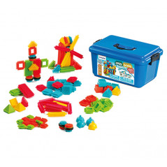 CONTENEDOR 100 PIEZAS MINILAND "PEGY BRICKS"