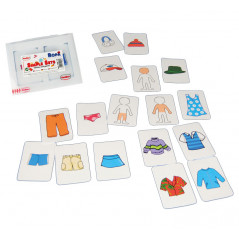 SET 24 TARJETAS HENBEA DE FAMILIAS: ROPA