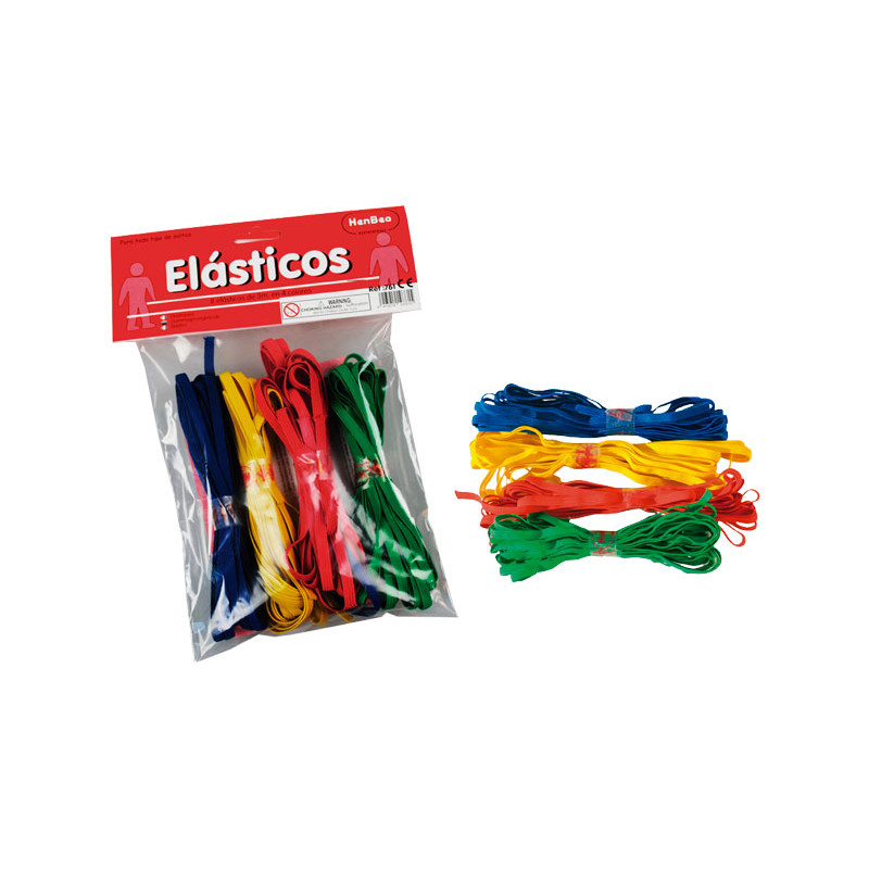 BOLSA 8 GOMAS ELÁSTICAS HENBEA 3m