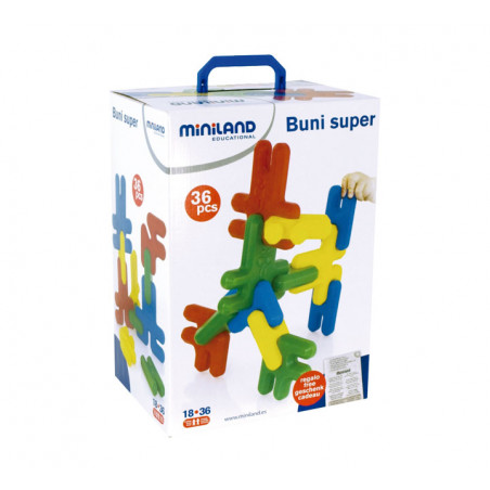 CAJA 36 PIEZAS MINILAND "BUNI SUPER"