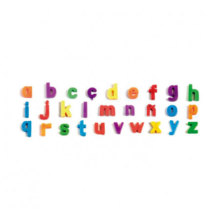 BOTE 154 LETRAS MAGNÉTICAS MINILAND: MINÚSCULAS 32mm