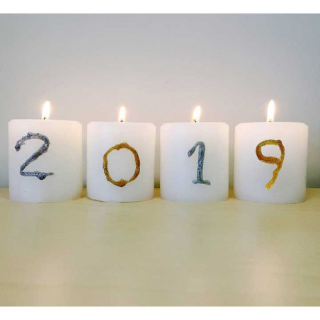 BLÍSTER 22 BARRAS COLA PLICO Ø 8mm x 95mm PURPURINA