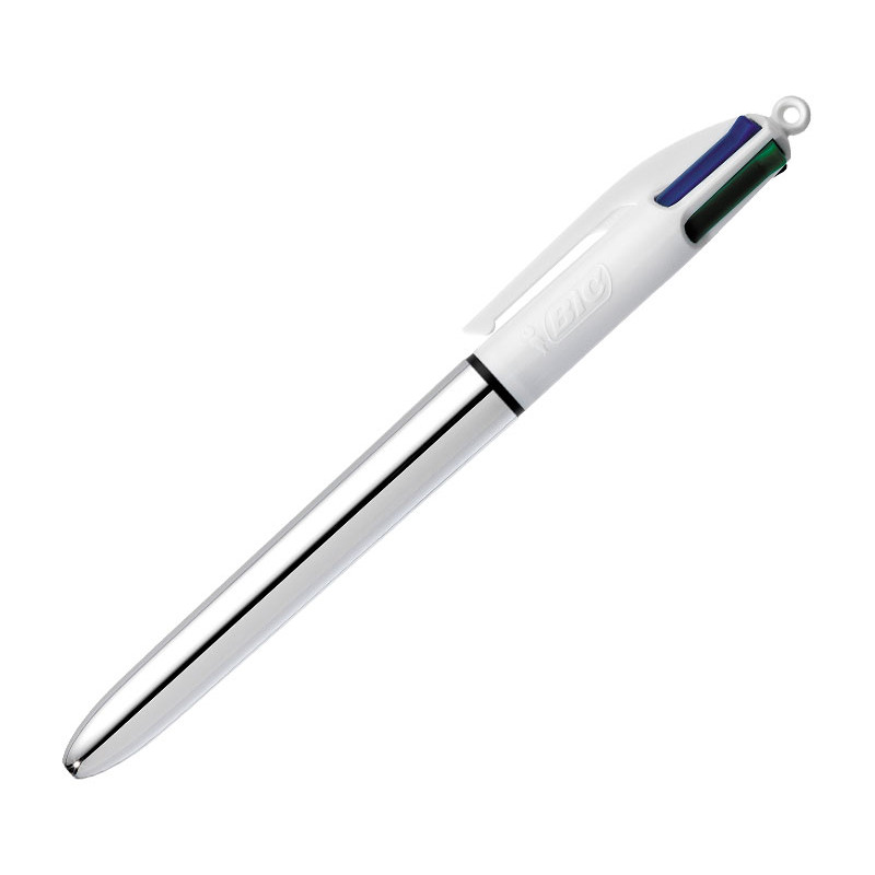 BOLÍGRAFO BIC 4 COLORES SILVER SHINE BOLÍGRAFO BIC 4 COLORES SILVER SHINE