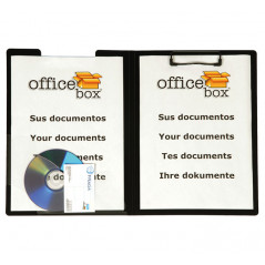 CARPETA OFFICE BOX CON PINZA METÁLICA