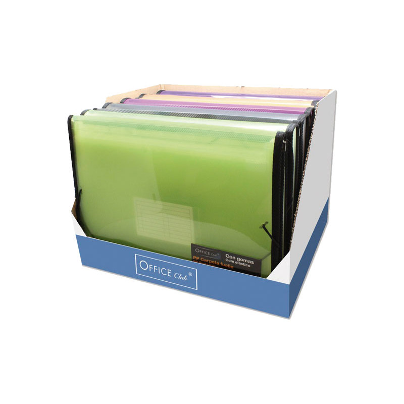 EXPOSITOR 10 CARPETAS OFFICE CLUB FRAME CON FUELLE Y GOMAS EXPOSITOR 10 CARPETAS OFFICE CLUB FRAME CON FUELLE Y GOMAS