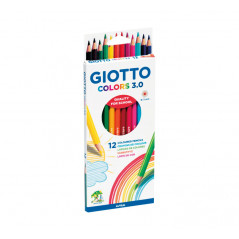 ESTUCHE 12 LÁPICES GIOTTO COLORS 3.0