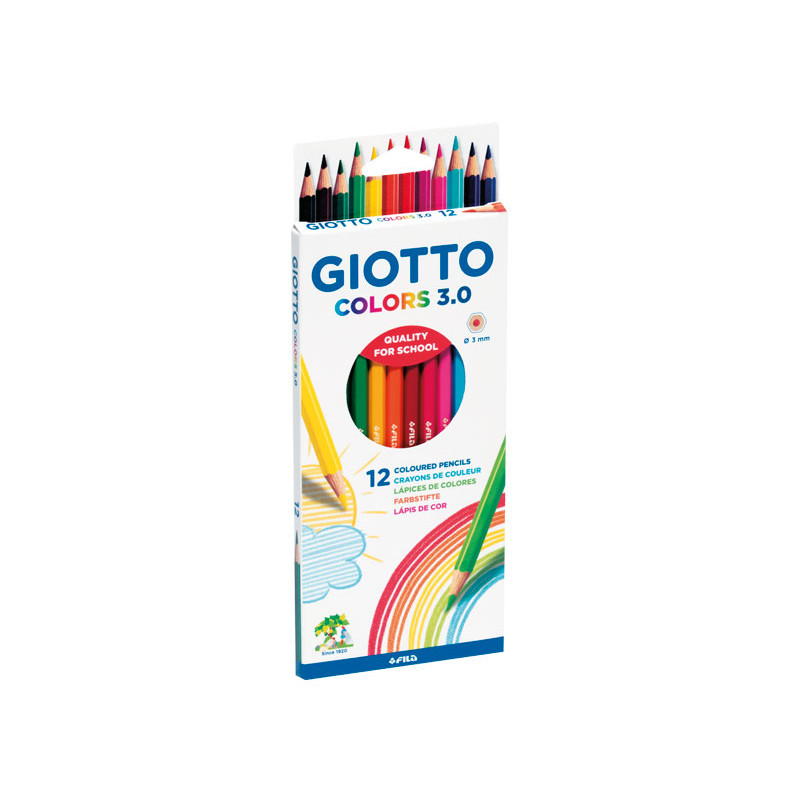 ESTUCHE 12 LÁPICES GIOTTO COLORS 3.0