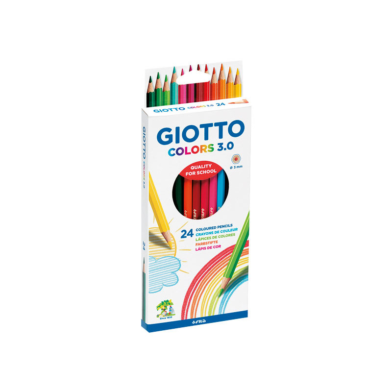 ESTUCHE 24 LÁPICES GIOTTO COLORS 3.0