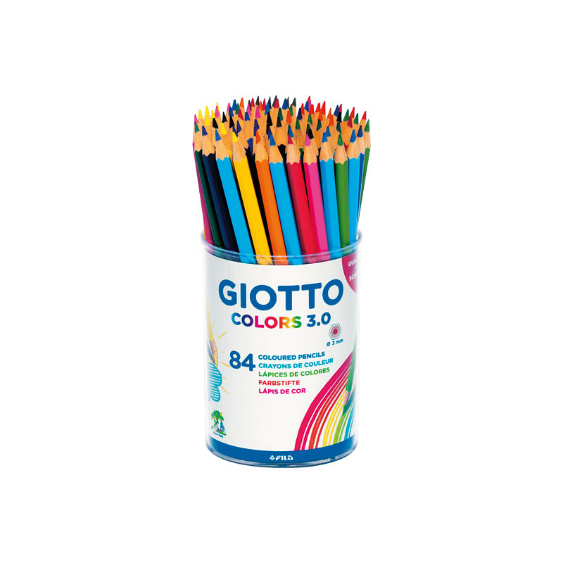 BOTE 84 LÁPICES GIOTTO COLORS 3.0
