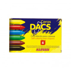 ESTUCHE 6 CERAS DACS ALPINO