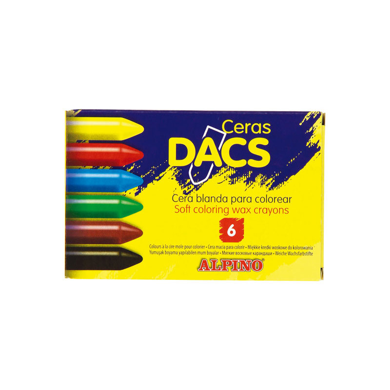 ESTUCHE 6 CERAS DACS ALPINO