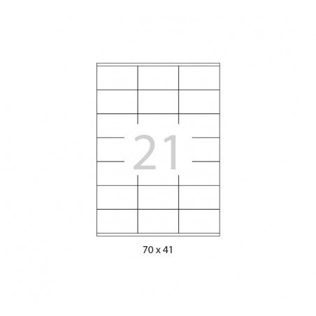 CAJA 100h ETIQUETAS A-SERIES 70x41mm
