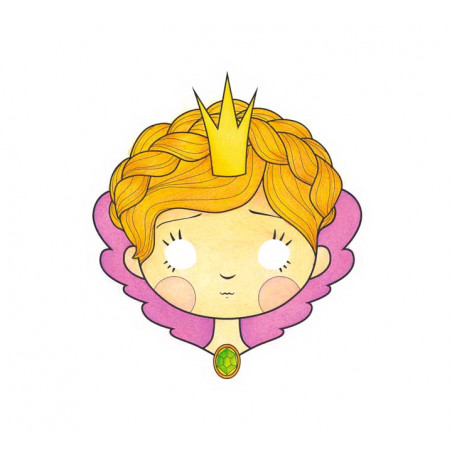 MÁSCARA PARA COLOREAR CLAIREFONTAINE "GRAFFY STICK: PRINCESA"