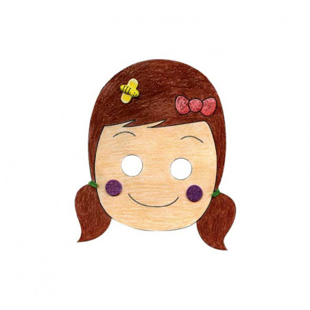 BOLSA 14 CARETAS NIEFENVER PARA COLOREAR: FAMILIA